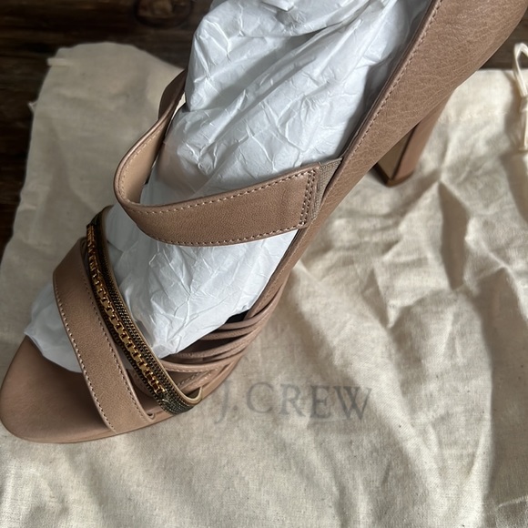 J Crew leather sandal with heel - Picture 9 of 9